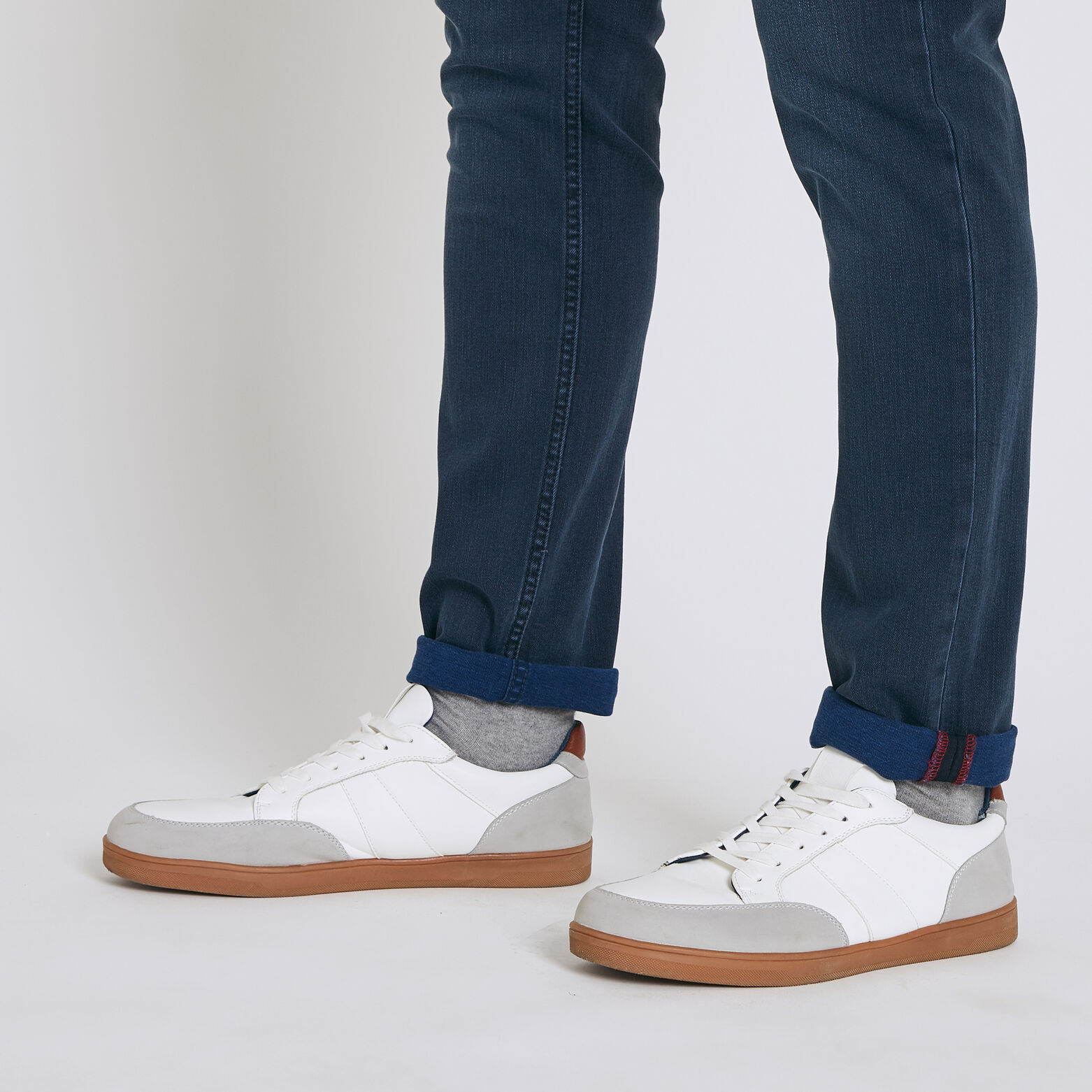 Jean slim Tom bleu grisé