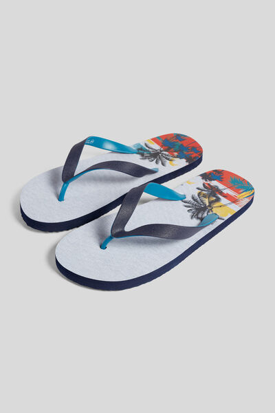 Tongs homme imprimées