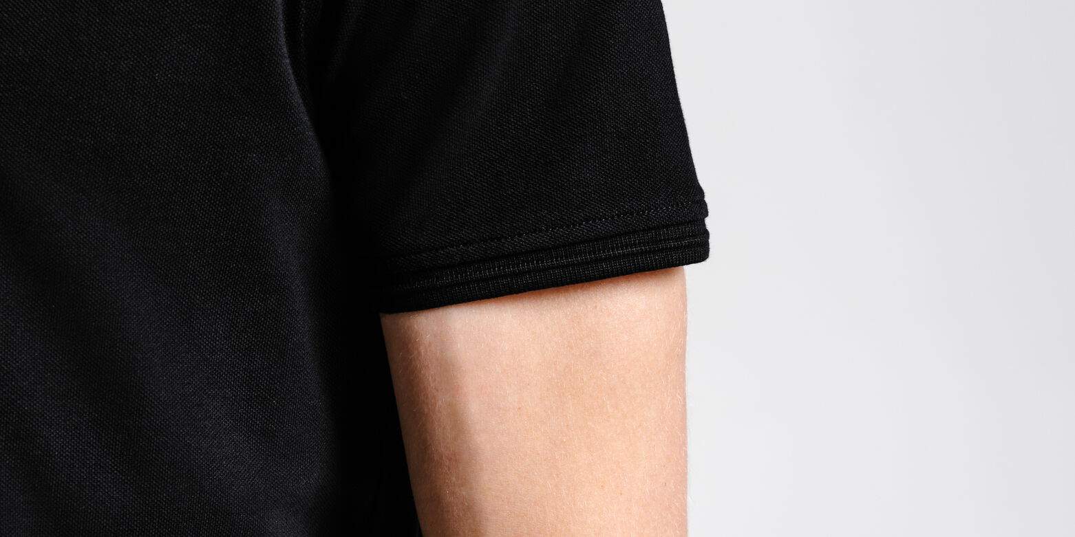 Polo manches courtes uni
