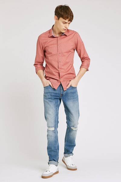 Chemise slim imprimée
