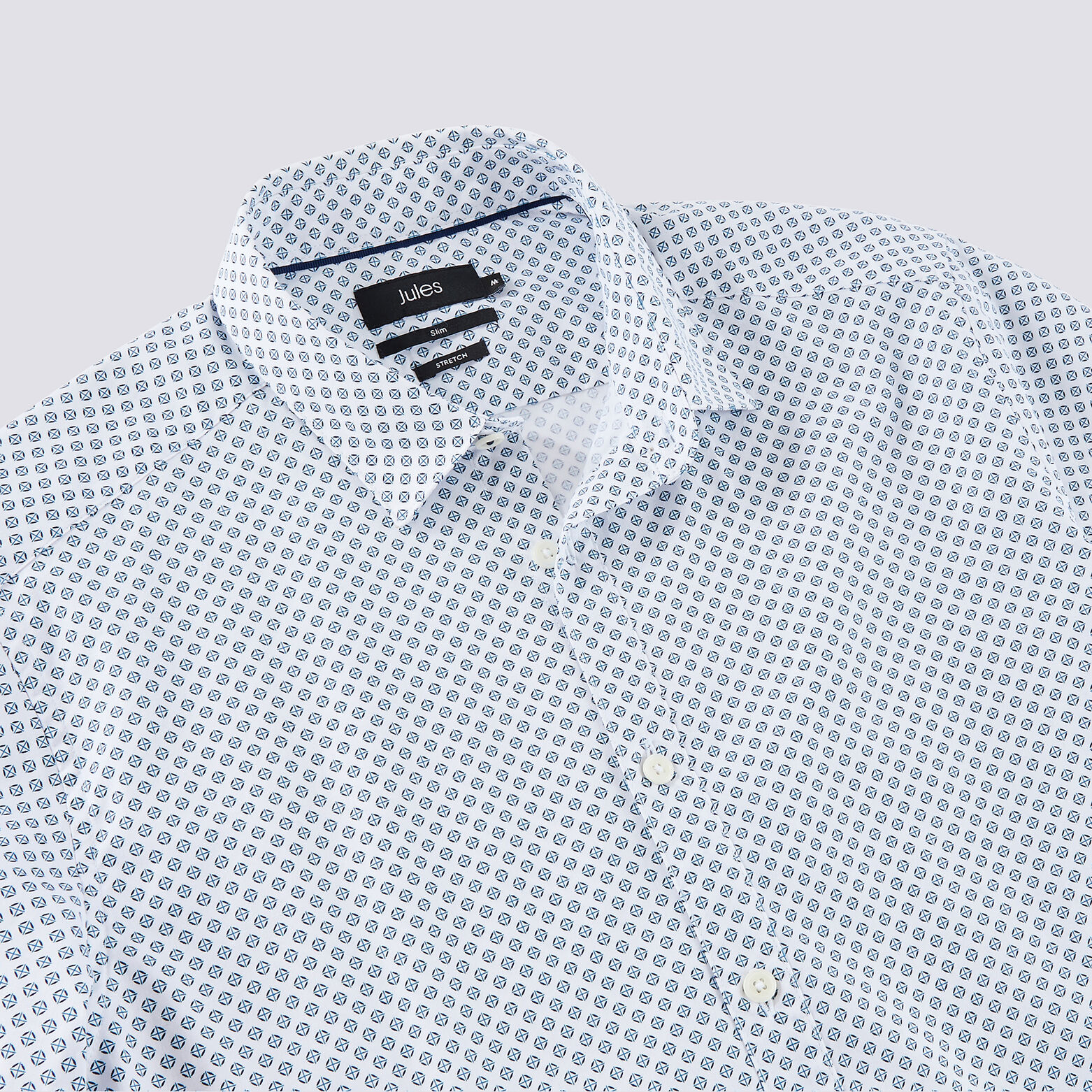 Chemise slim imprimée viseur
