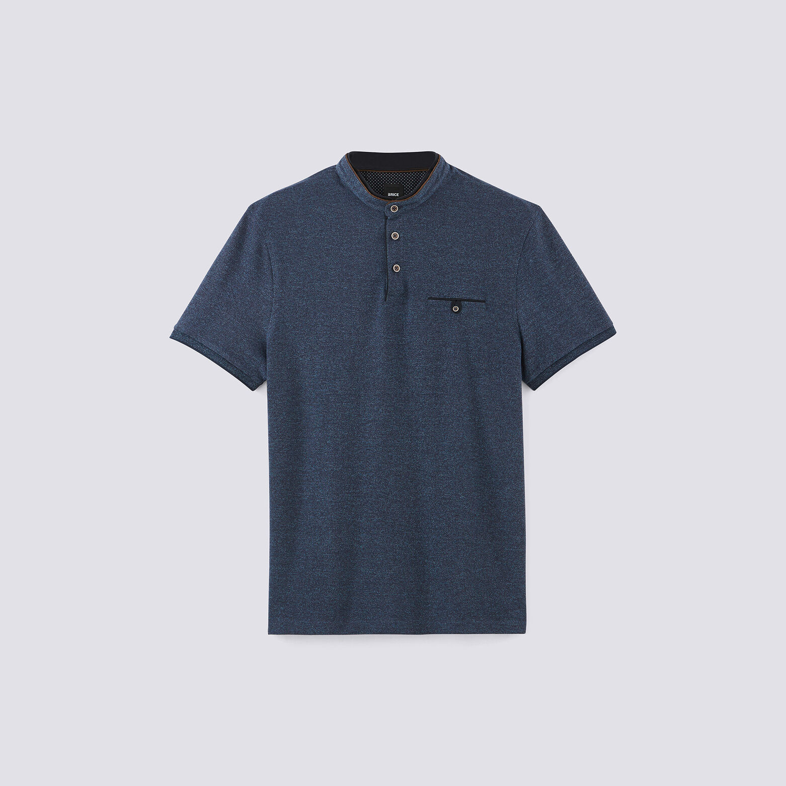 Polo manche courte col officier