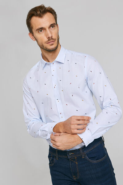 Chemise imprimée coupe slim