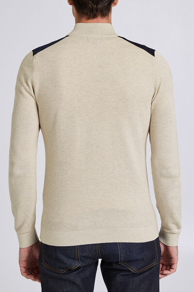 Gilet zippé col montant