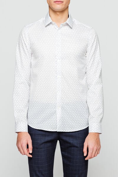 Chemise repassage facile imprimée