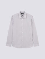 Fond Blanc Motif Bleu