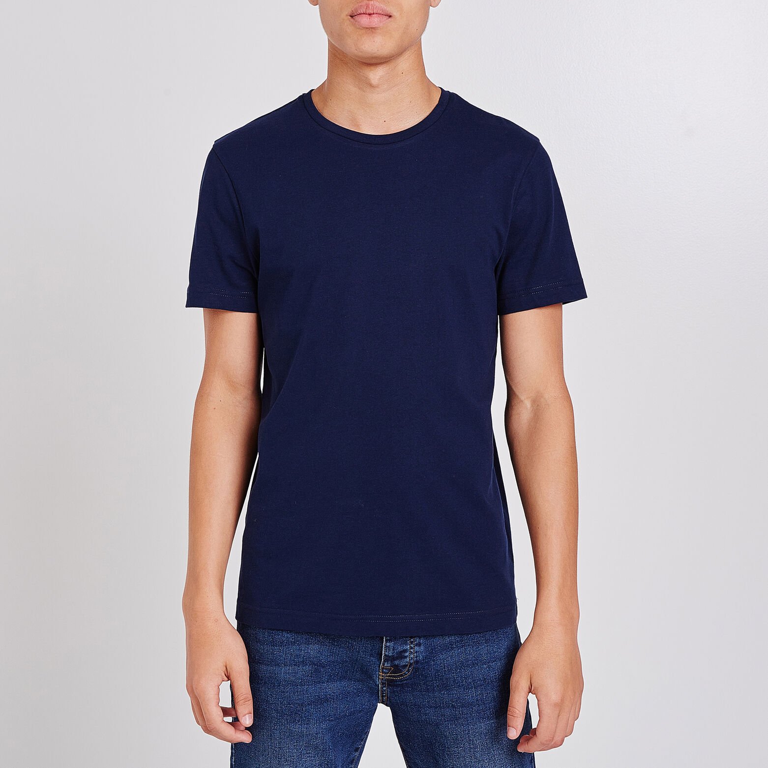 Tee-shirt uni col rond