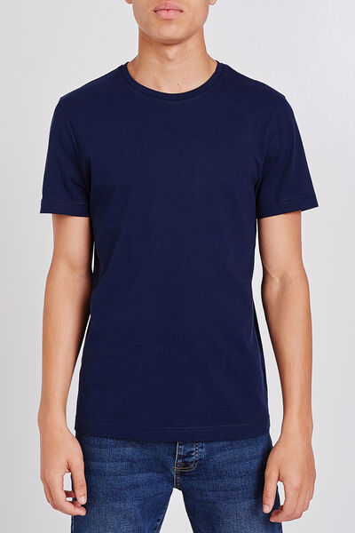 Tee-shirt uni col rond