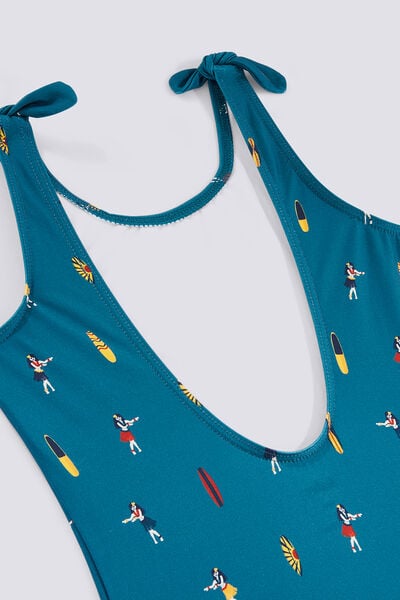 Maillot de bain 1 pièce planches Père/fille