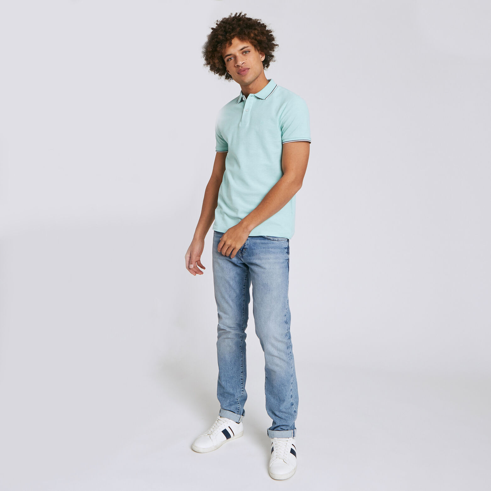 Polo manches courtes regular uni