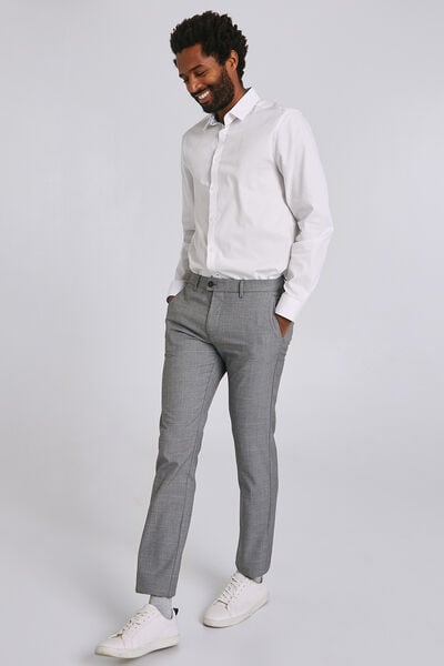 Pantalon chino à carreaux