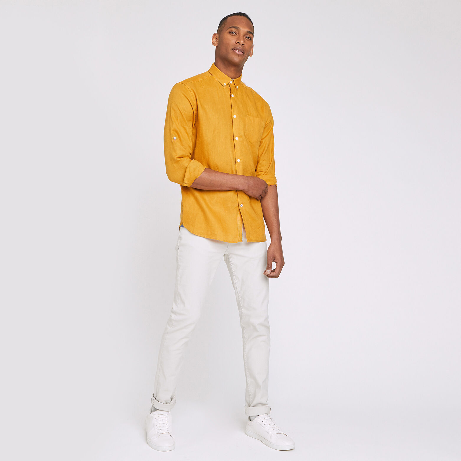Chemise regular lin