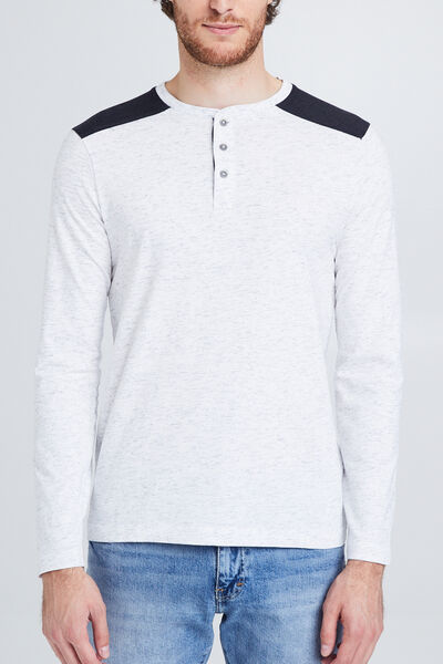 Tee shirt col tunisien