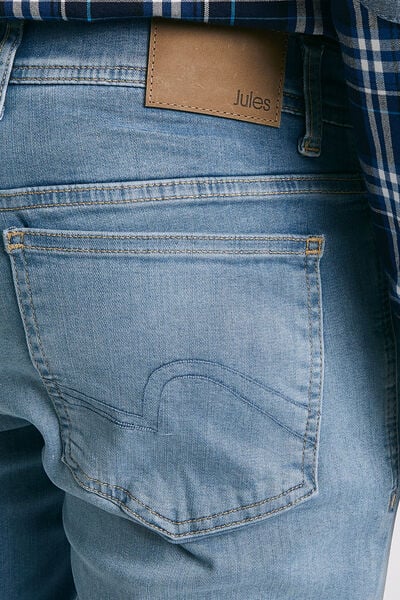Jean slim #Tom urbanflex 4 longueurs bleu grisé