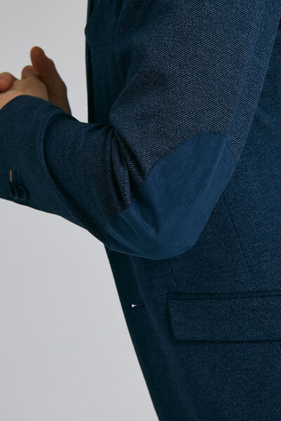 Veste slim à coudières