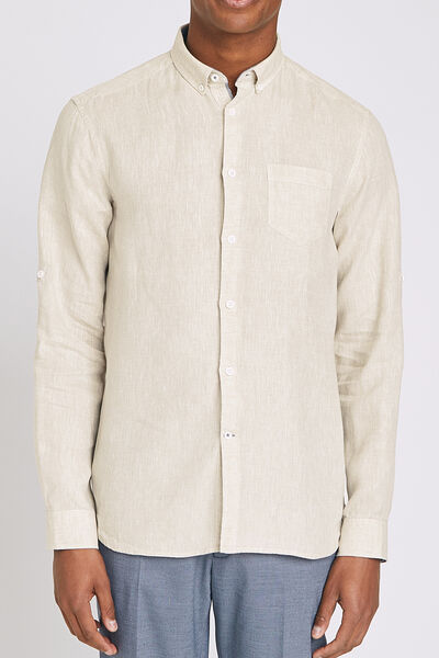 Chemise regular lin
