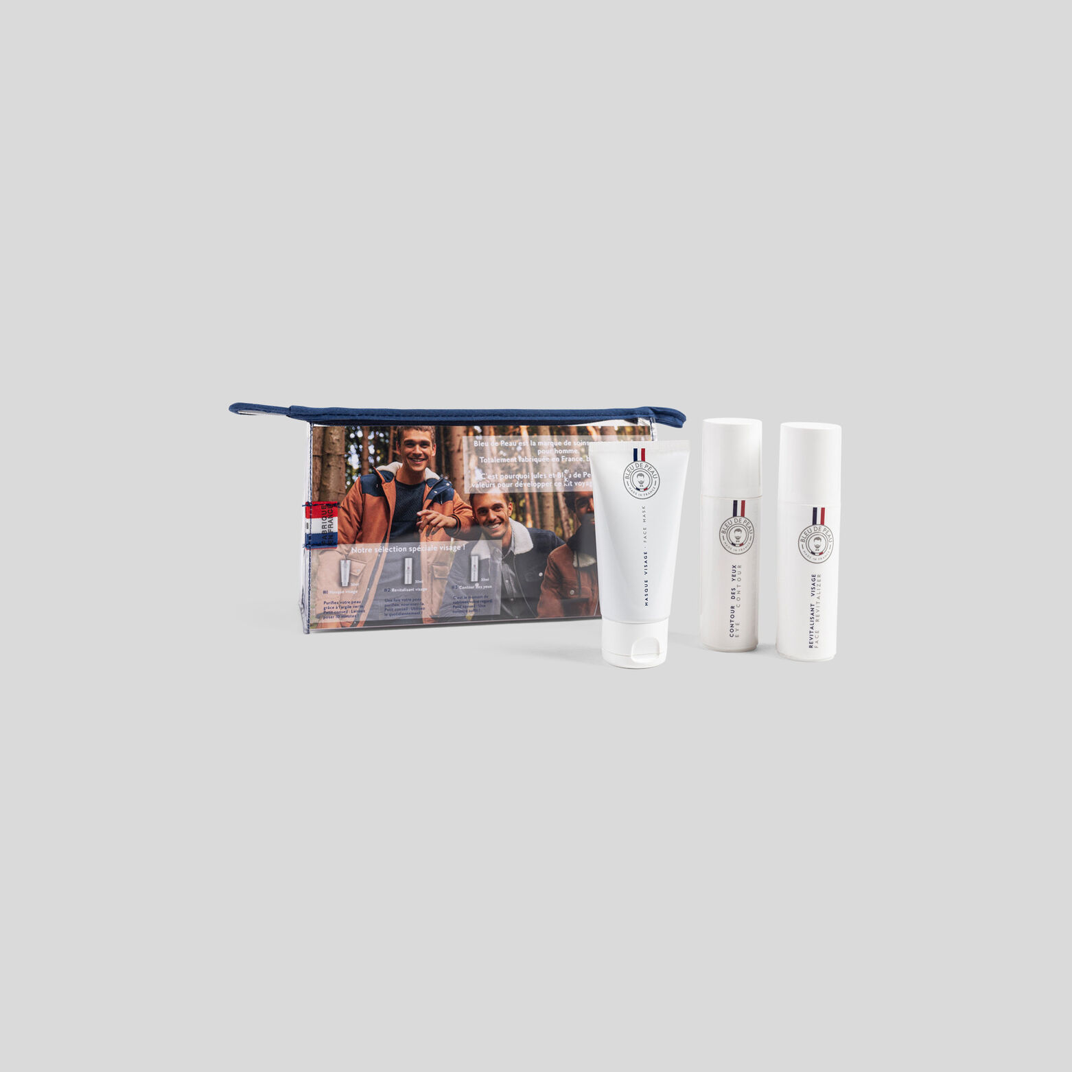 Kit voyage soin visage Bleu de peau