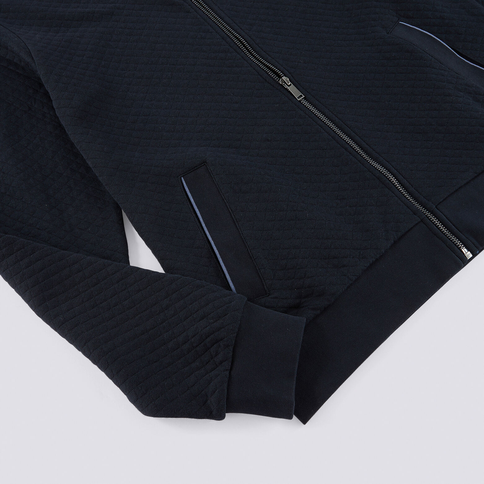 Sweat zippé léger col teddy