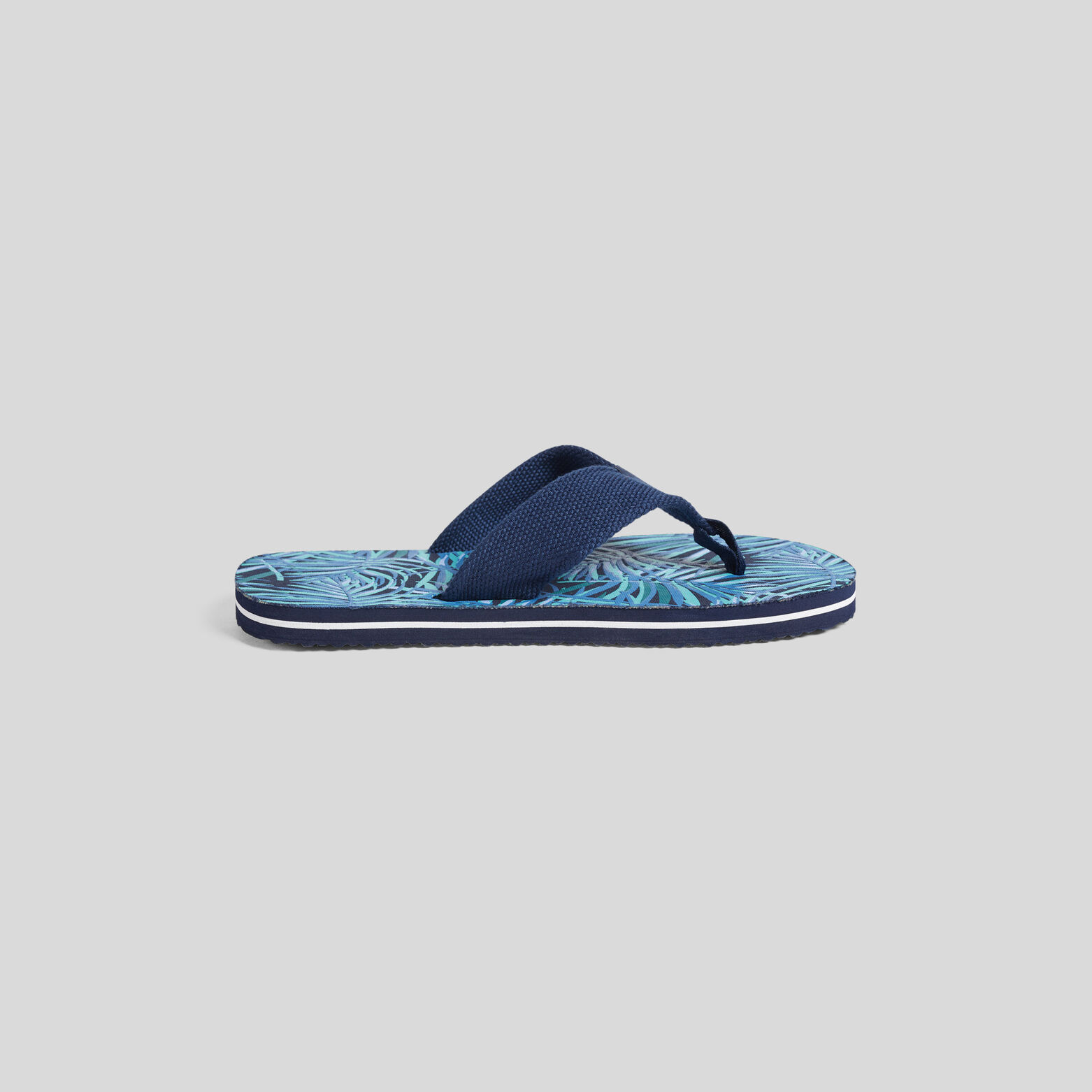 Tongs homme en tissu