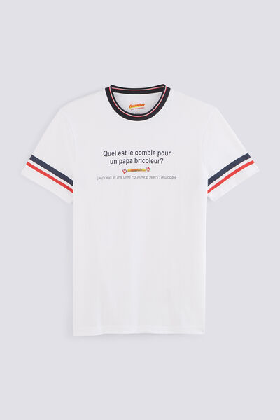 Tee shirt col rond CARAMBAR PAPA BRICOLEUR