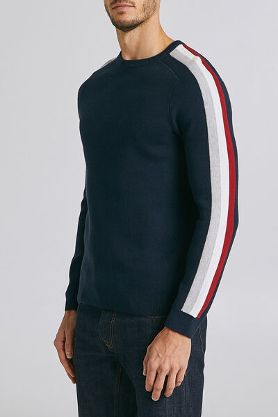 Pull milano avec bandes