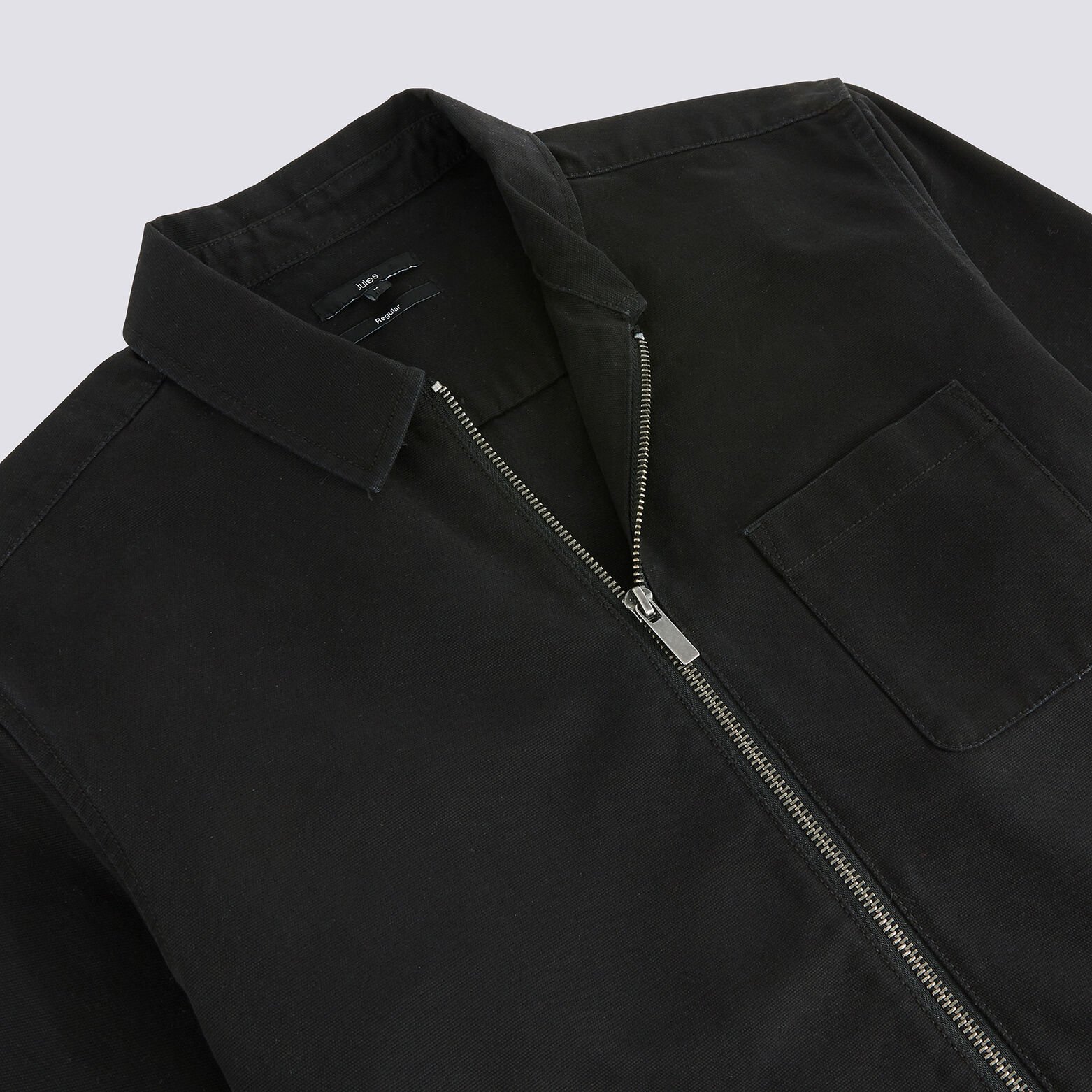 Surchemise regular canvas unie