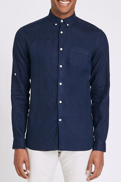 Chemise regular lin