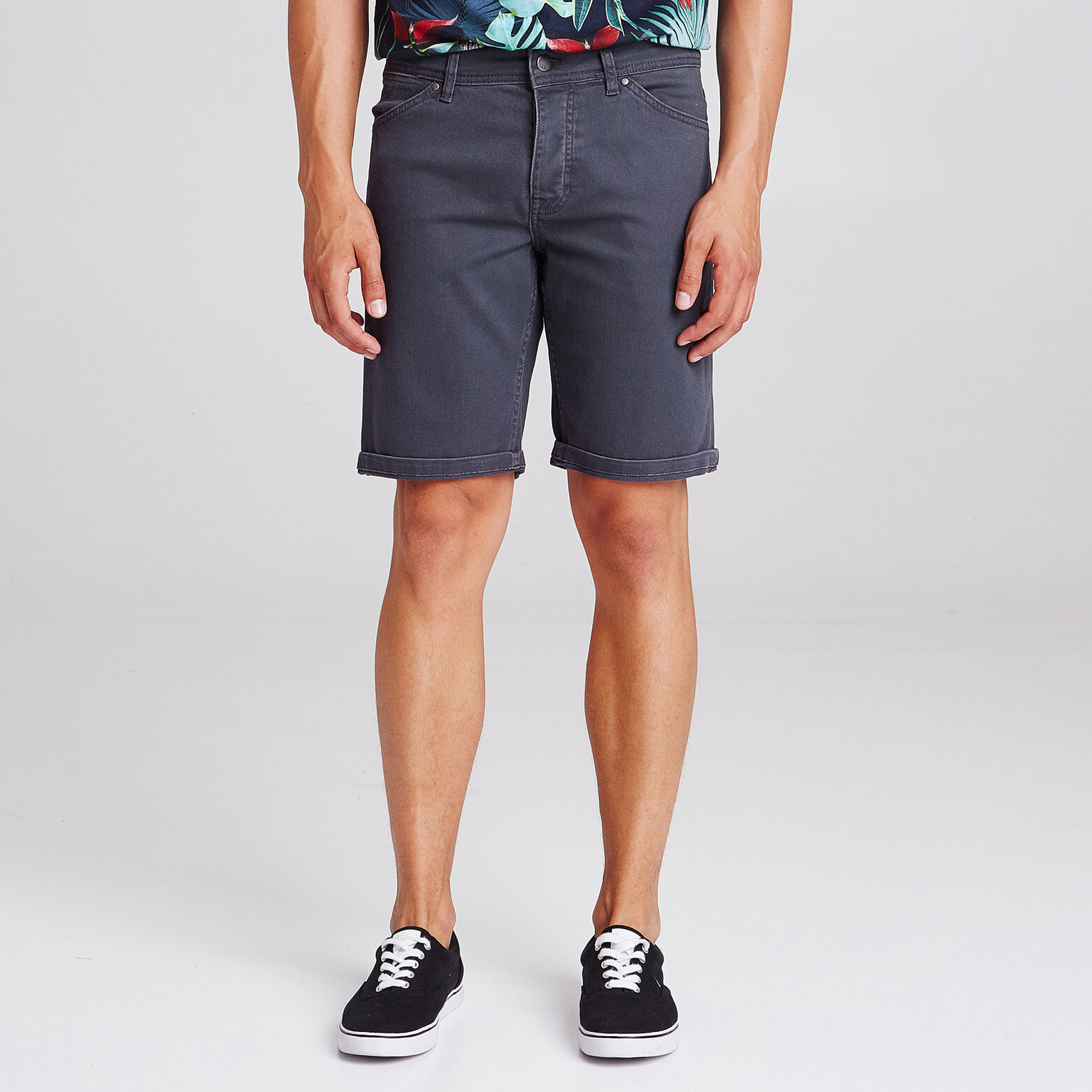 Bermuda 5 poches en twill