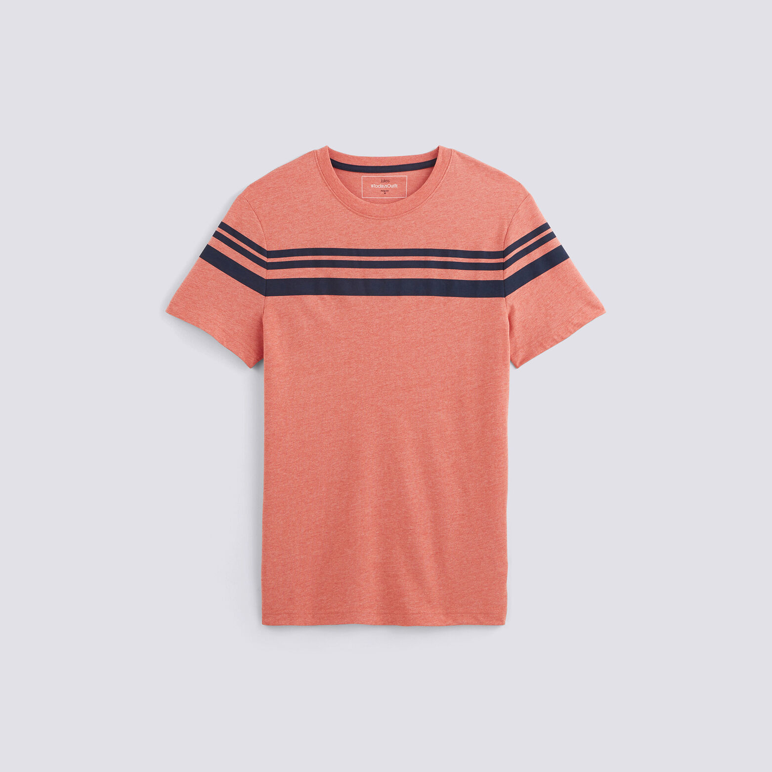 T-shirt rayures contrastées