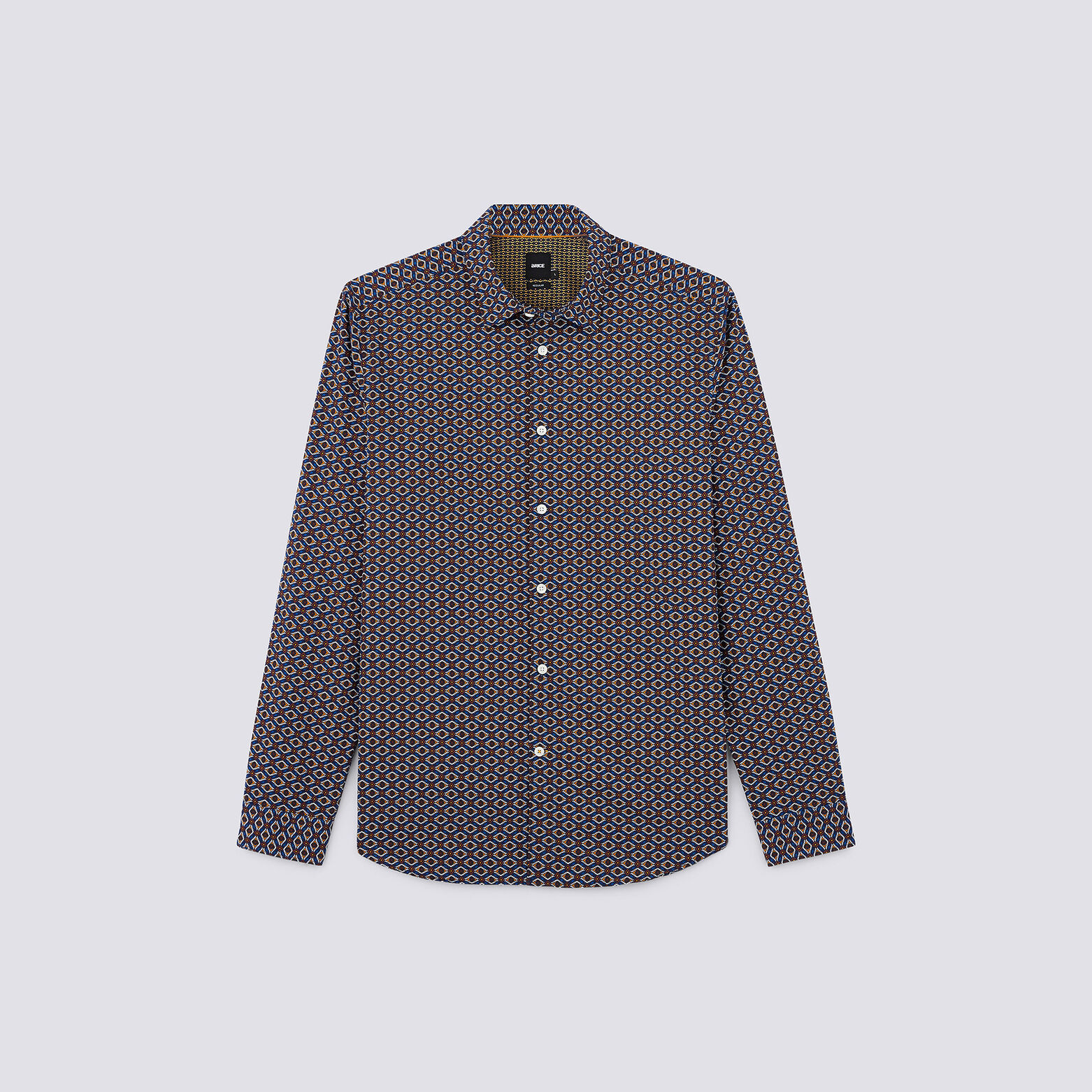 Chemise regular imprimés aztèques oeil de chat cot