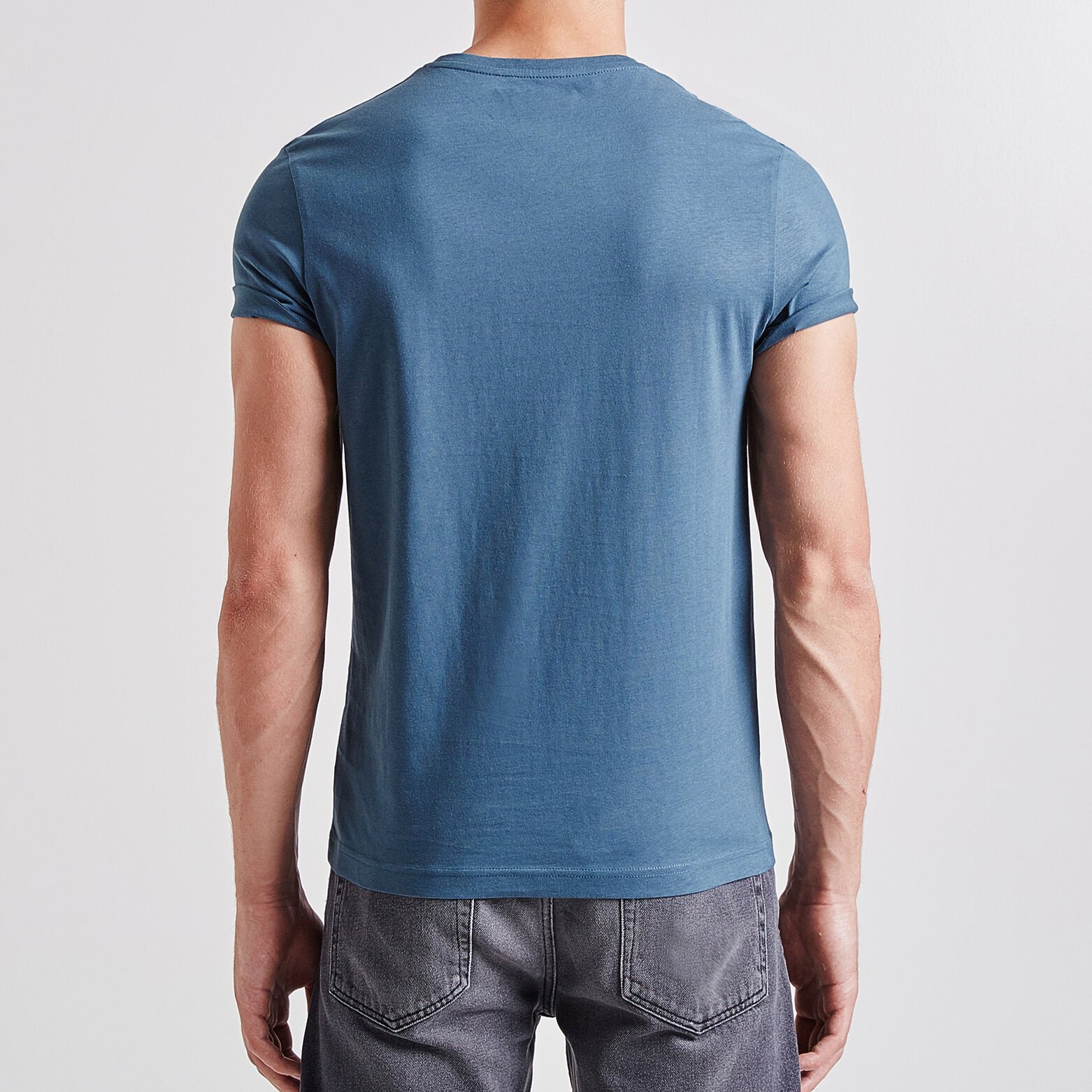 Tee-shirt uni col rond