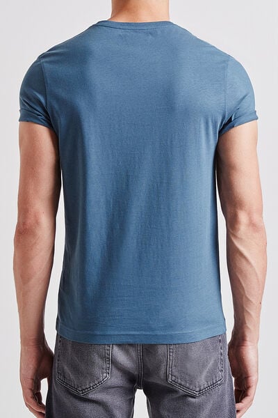 Tee-shirt uni col rond