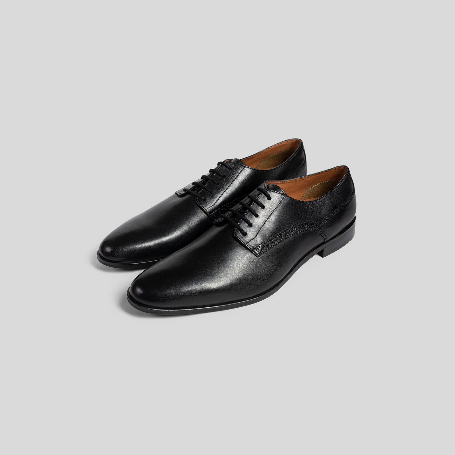 Chaussures de costume en cuir lisse