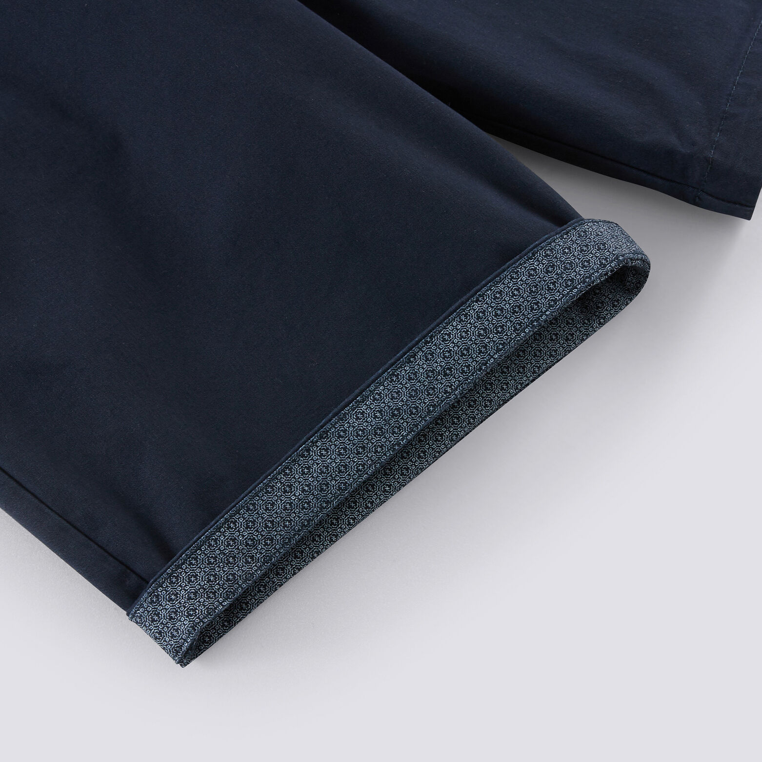 Bermuda chino uni avec ceinture