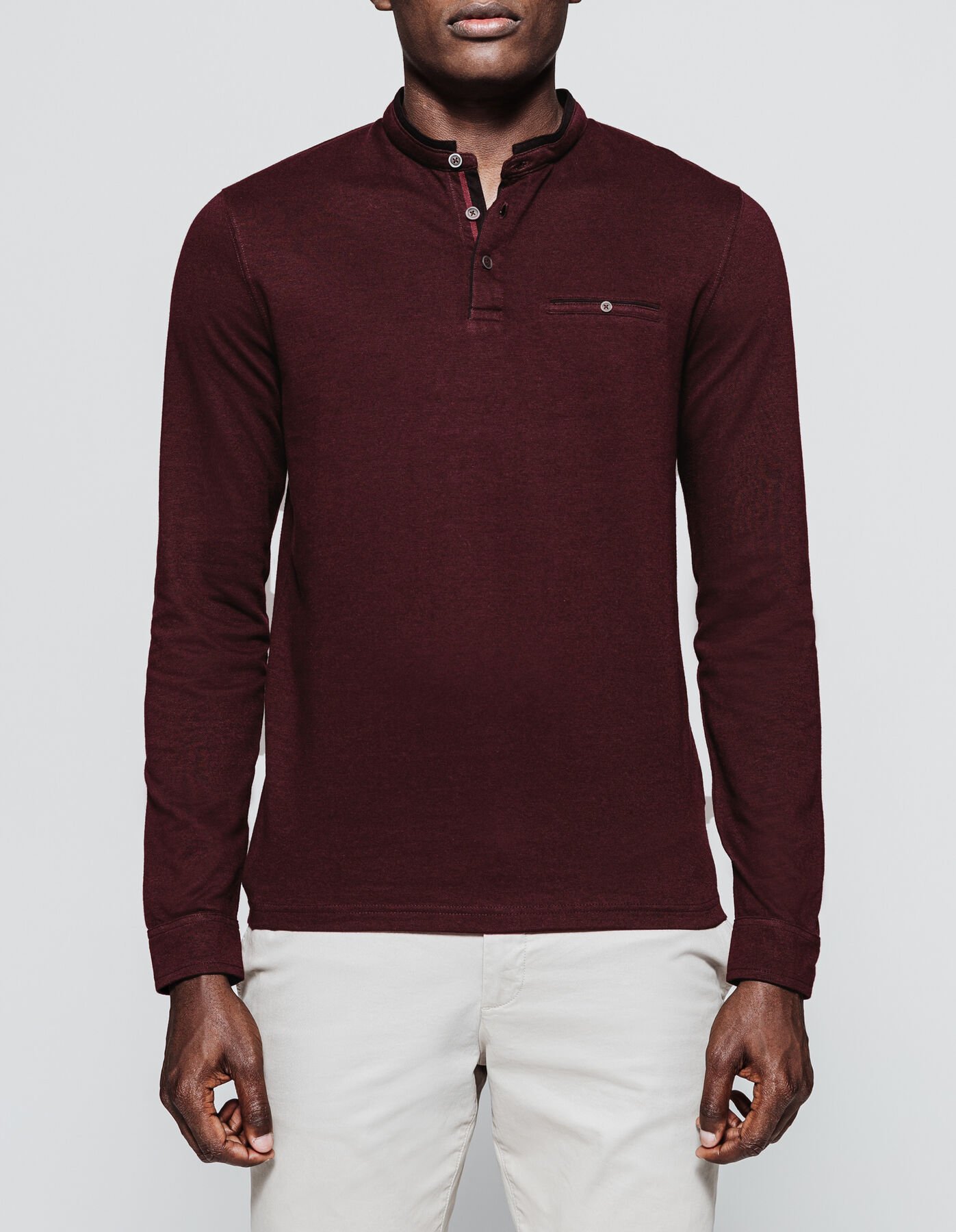 Polo manches longues