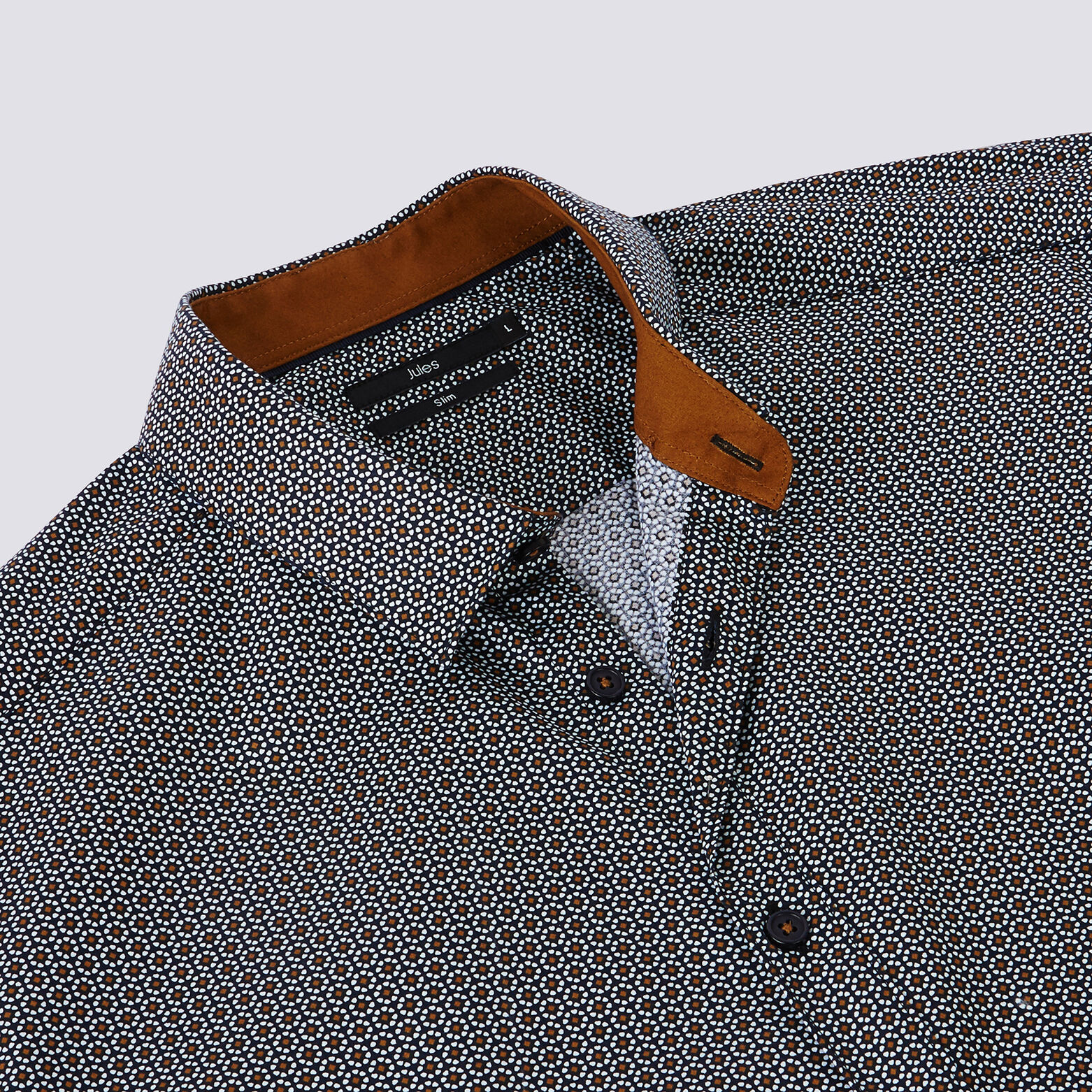 Chemise imprimée coupe ajustée