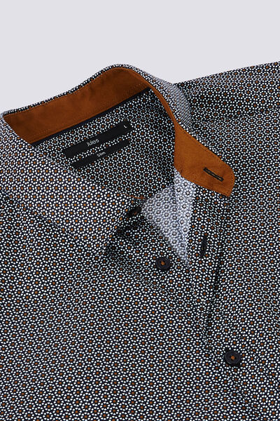 Chemise imprimée coupe ajustée