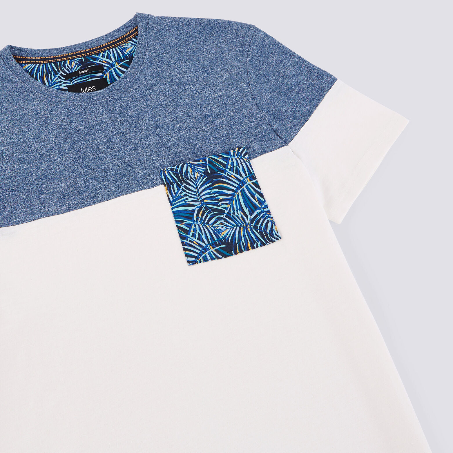 Tee shirt colorblock avec poche JUNGLE