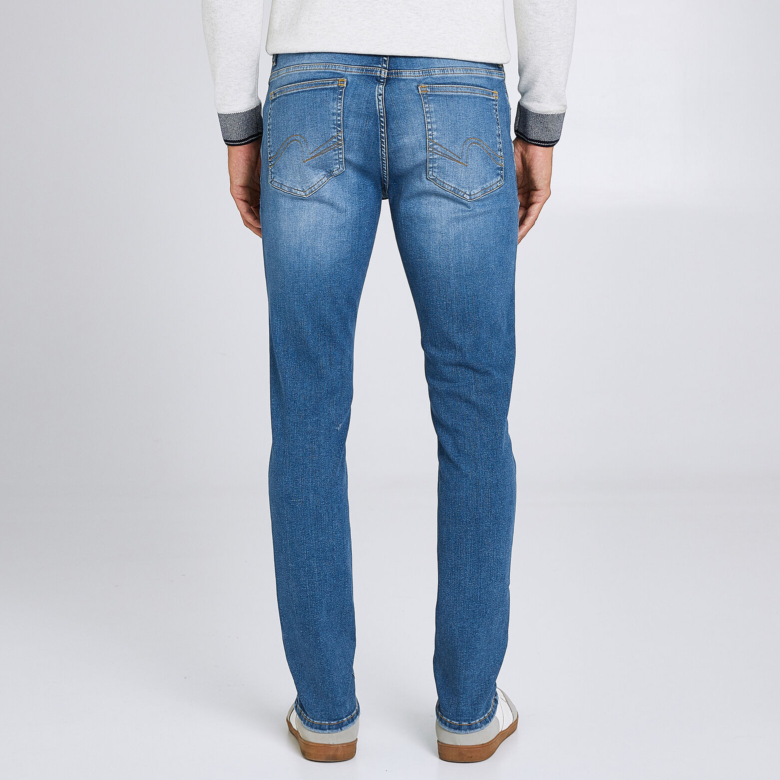 Jean slim #Tom urbanflex 4 longueurs stone