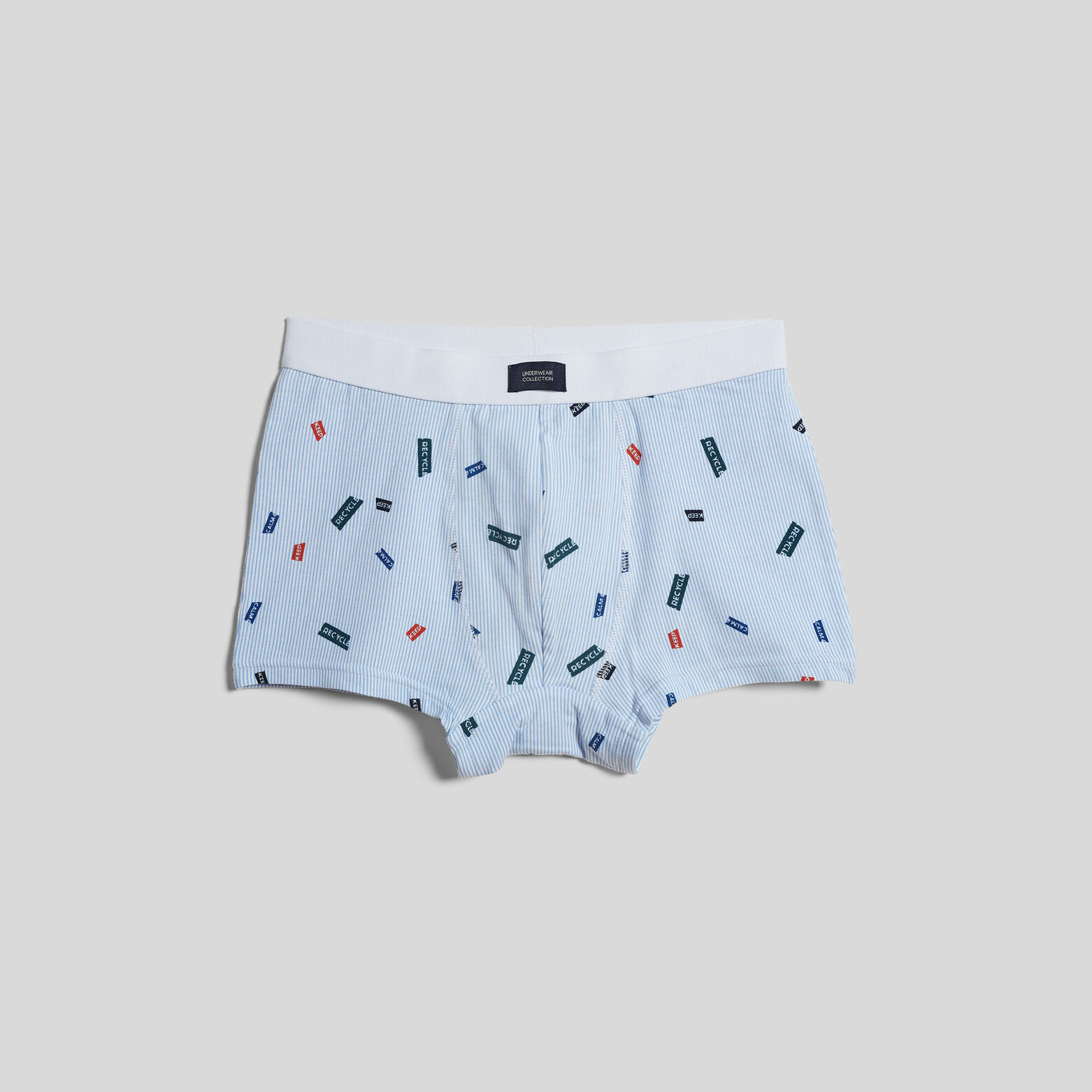 Boxer unitaire homme imprimé mots