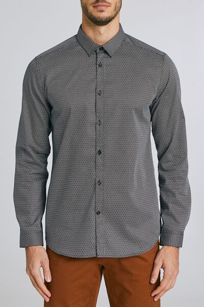 Chemise imprimée coupe ajustée