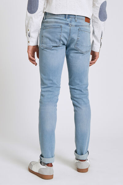 Jean slim Tom 4 longueurs délavé