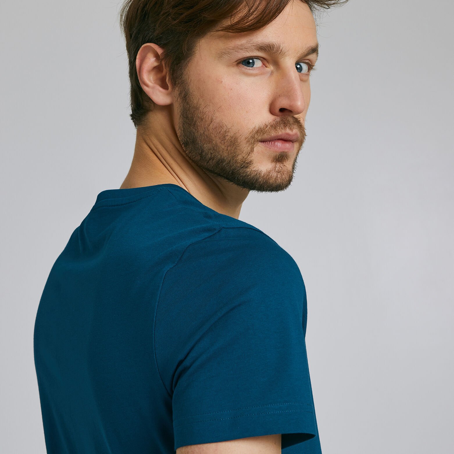 Tee-shirt uni col rond