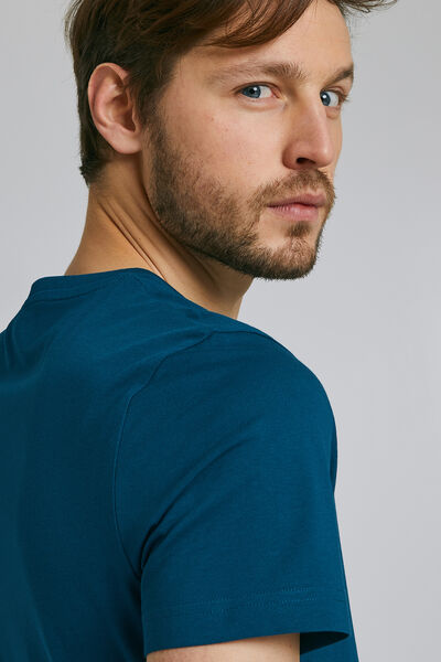 Tee-shirt uni col rond
