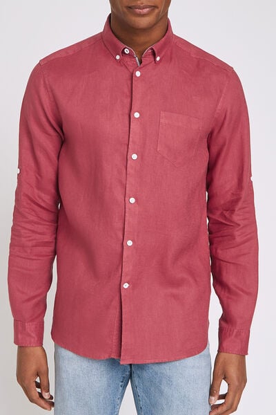 Chemise regular lin