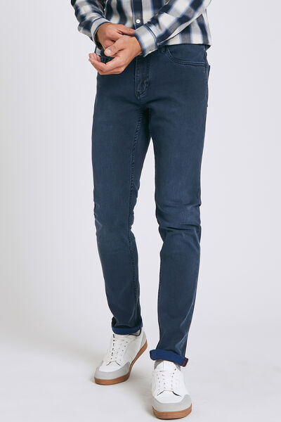 Jean slim Tom bleu grisé