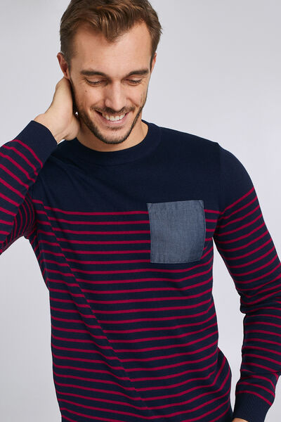 Pull marin maille fine