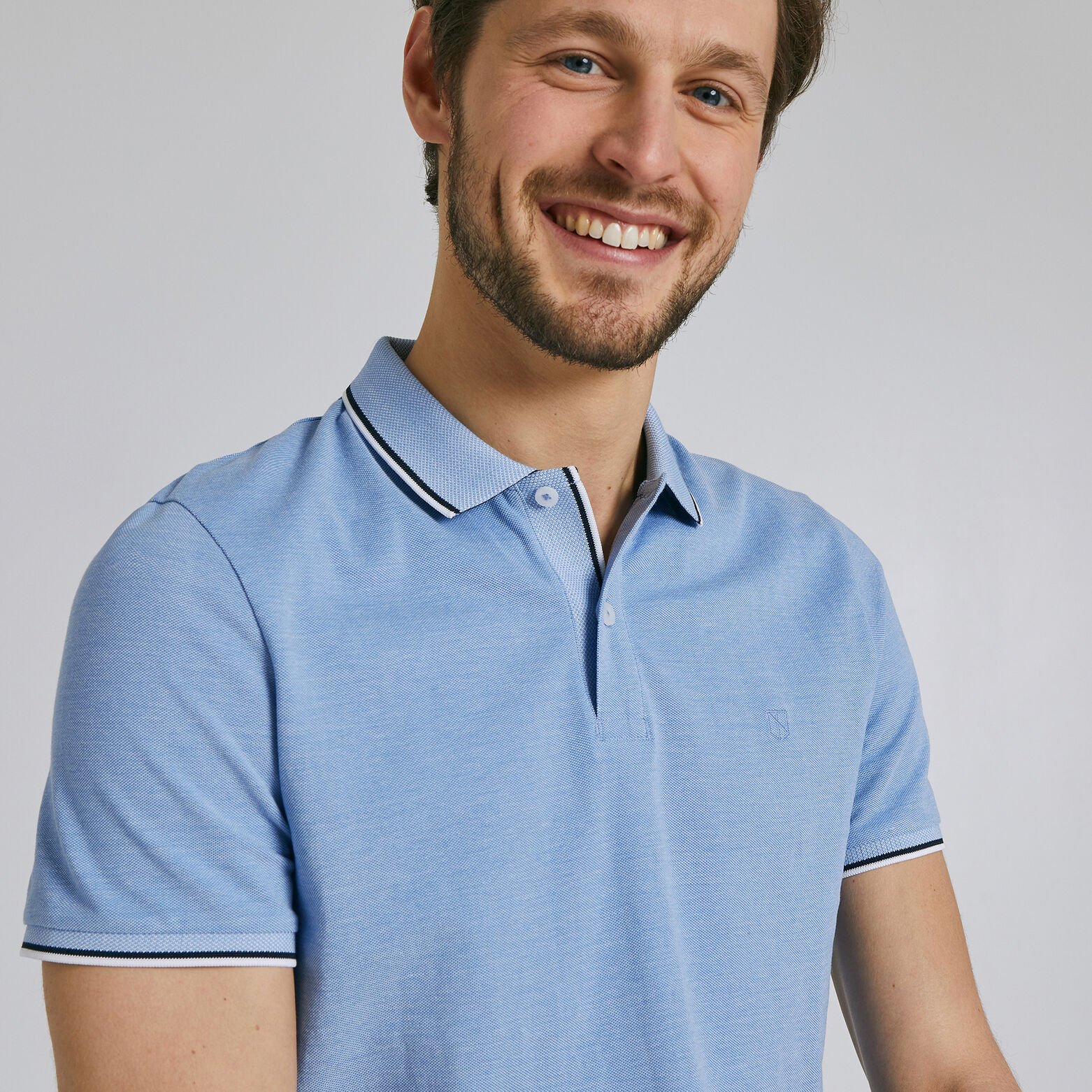 Polo manches courtes regular uni