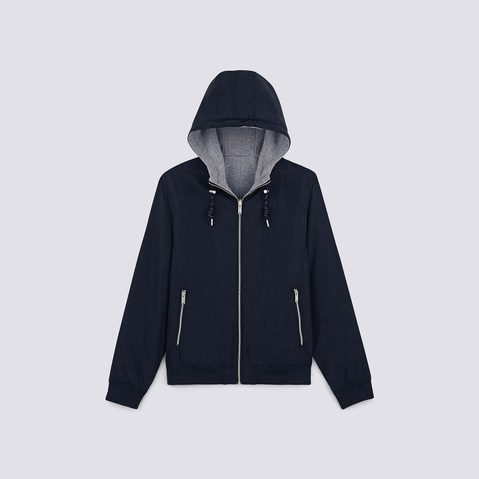 Blouson réversible à capuche