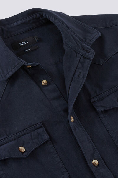 Chemise droite unie